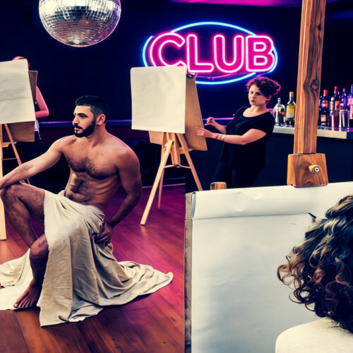 Nude Life Drawing Male Model Tenerife