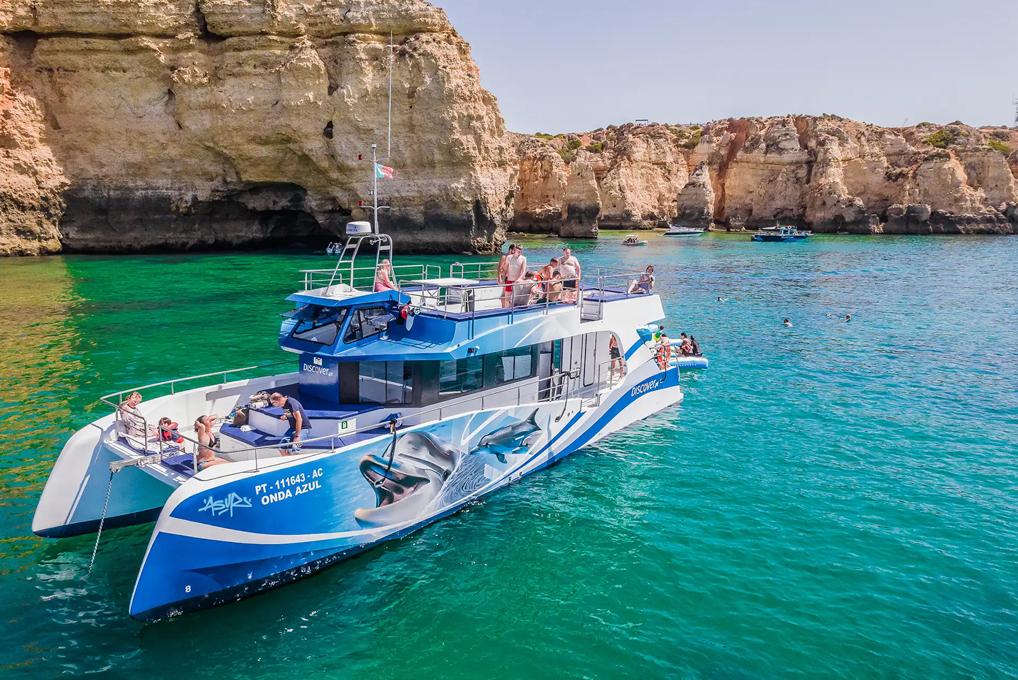 Albufeira Dolphin & Caves Catamaran Tour